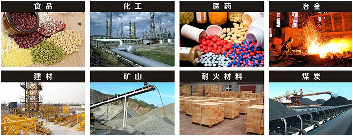 1016直線振動(dòng)篩適用行業(yè)：食品，化工，醫(yī)藥，冶金，建材，礦山，耐火材料，煤炭。