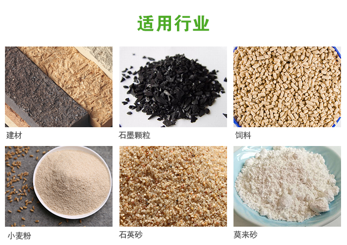 高頻振動(dòng)篩主要用于化工，建材，石墨顆粒，飼料，小麥粉，石英砂，豆?jié){，果汁等各種物料的干法、濕法篩分、分級(jí)、脫水，過濾。