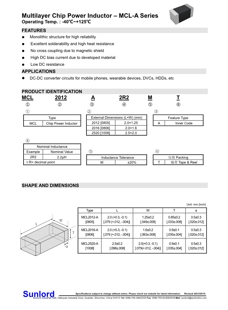 MCL-A Series of Multilayer Chip Ferrite Inductor_1.png